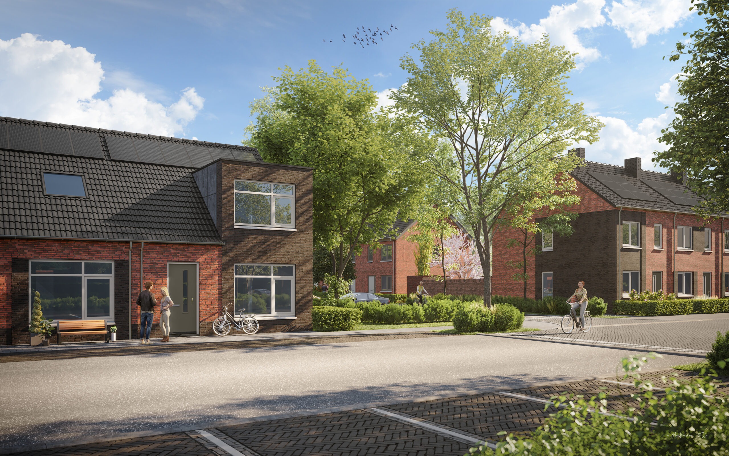 Artist impression woningen