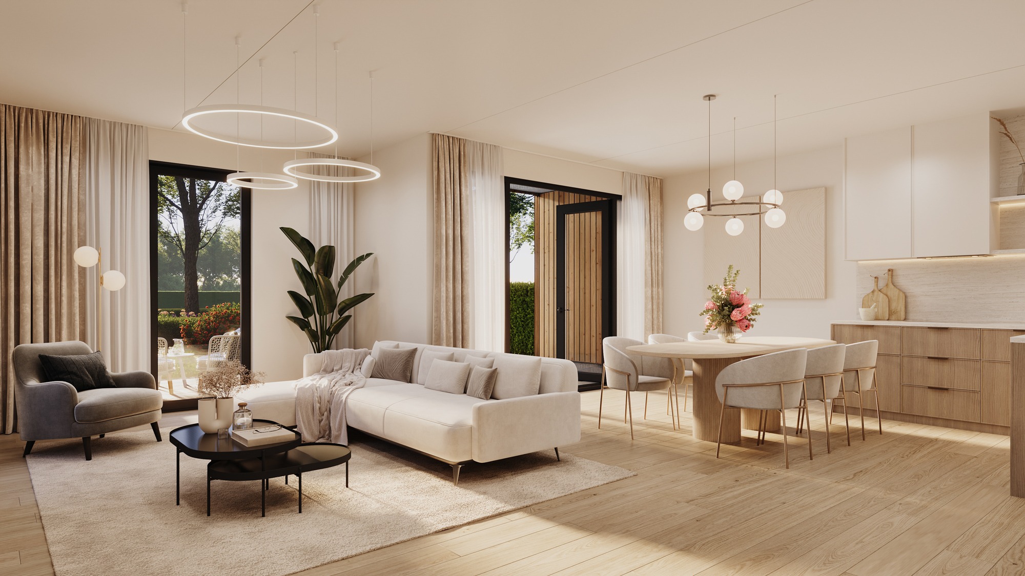 Interieur impressie badkamer nieuwbouw