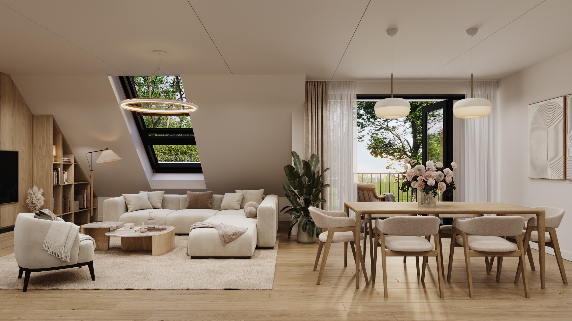 3D interieur impressie keuken Hof Maalstede