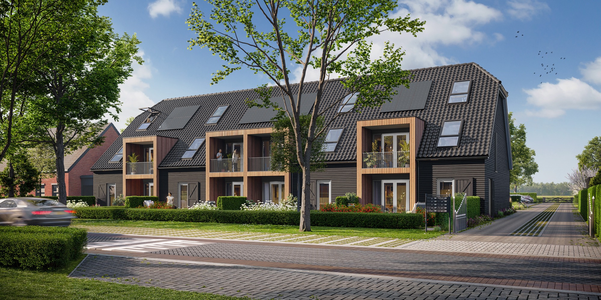 3D visualisatie levensloopwoningen Kapelle-Biezelinge