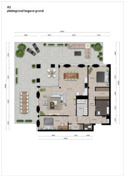 sfeerplattegrond appartement
